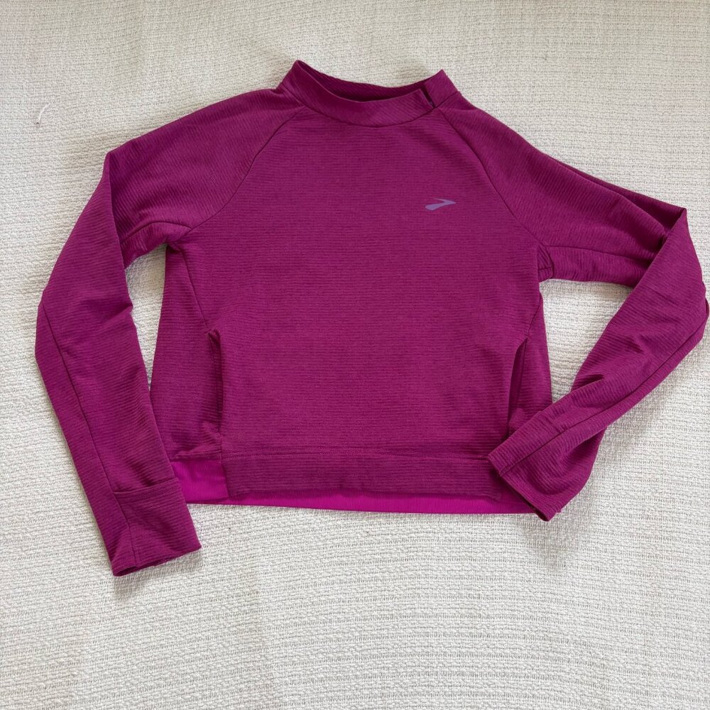 Brooks Women's Notch Thermal Long Sleeve, medium